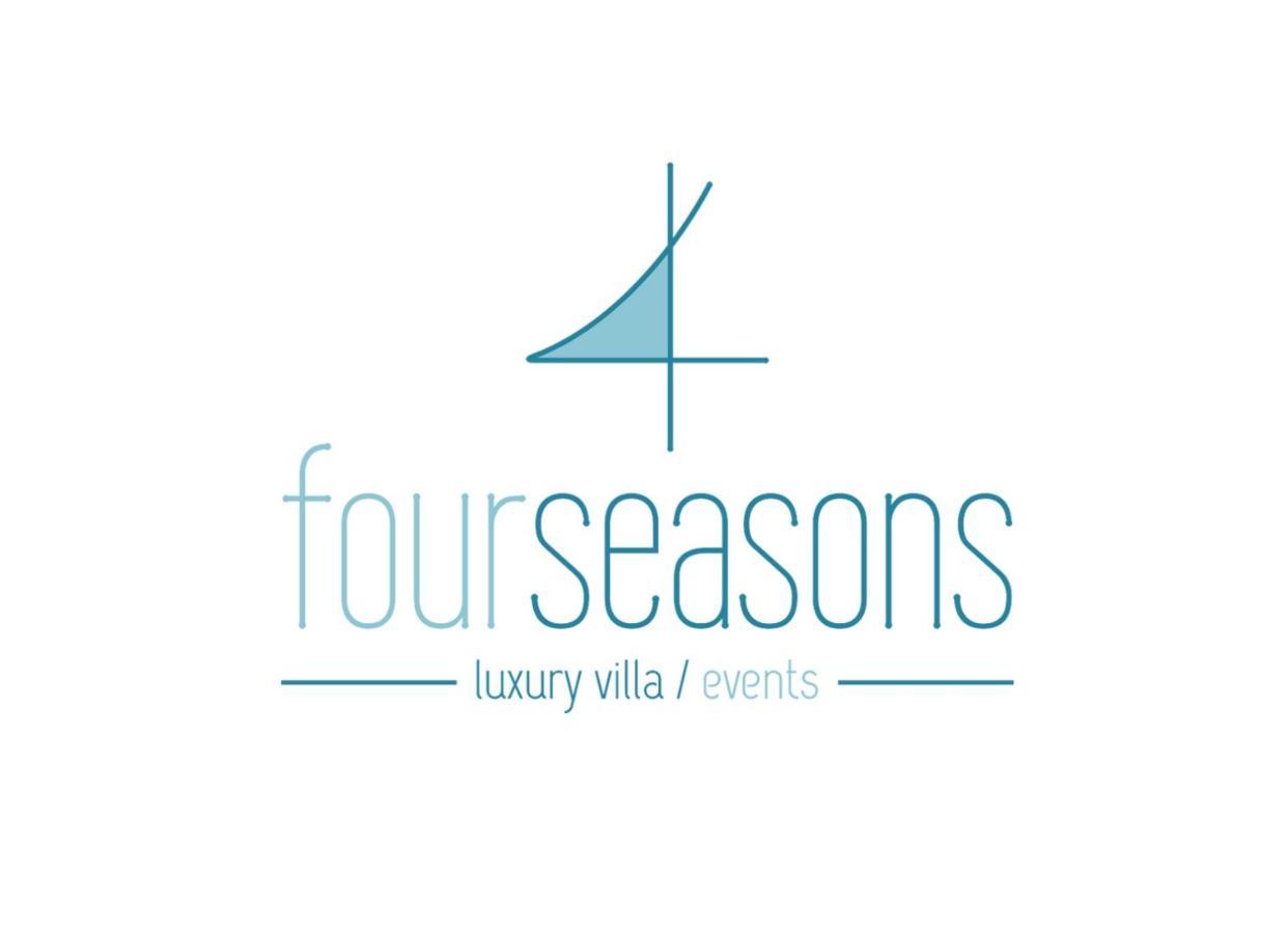 Four Seasons Private Villa - Seaview - Big Heated Pool - Gym - Sport Activities Гуве Экстерьер фото