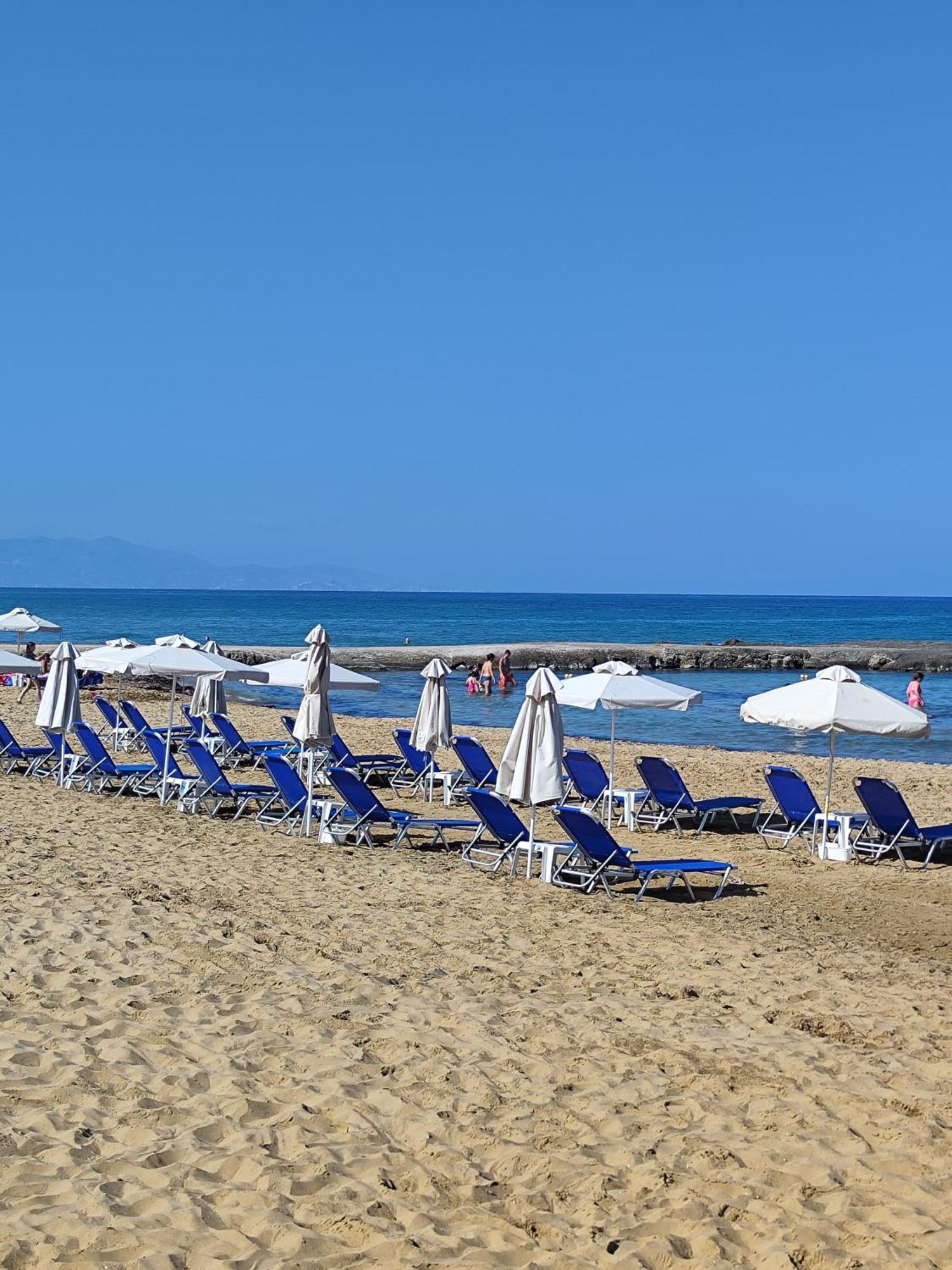 Four Seasons Private Villa - Seaview - Big Heated Pool - Gym - Sport Activities Гуве Экстерьер фото