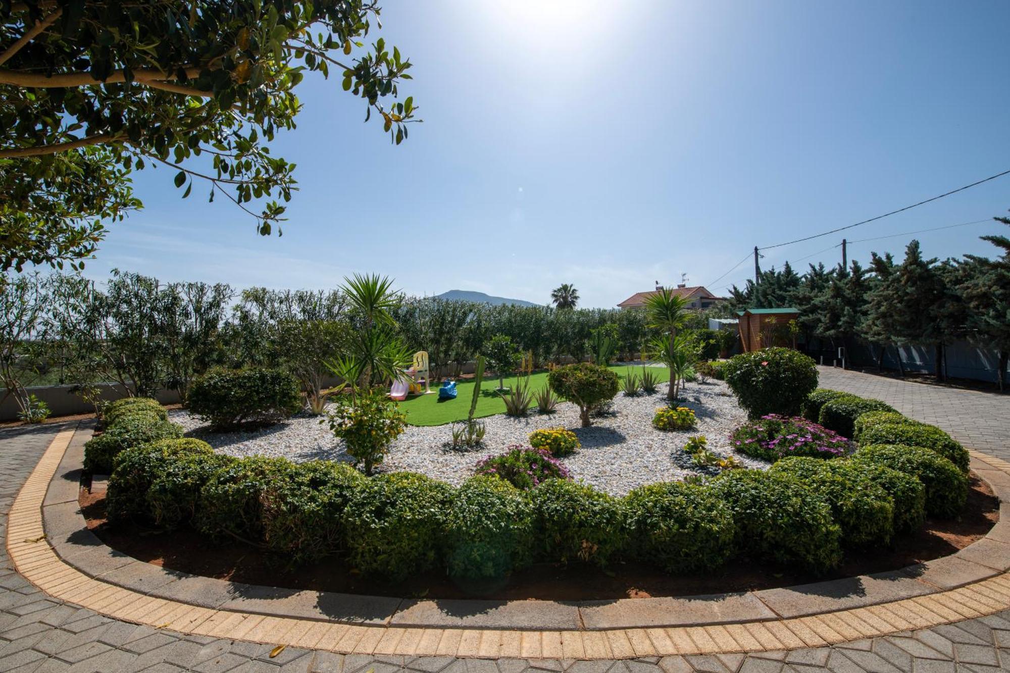 Four Seasons Private Villa - Seaview - Big Heated Pool - Gym - Sport Activities Гуве Экстерьер фото